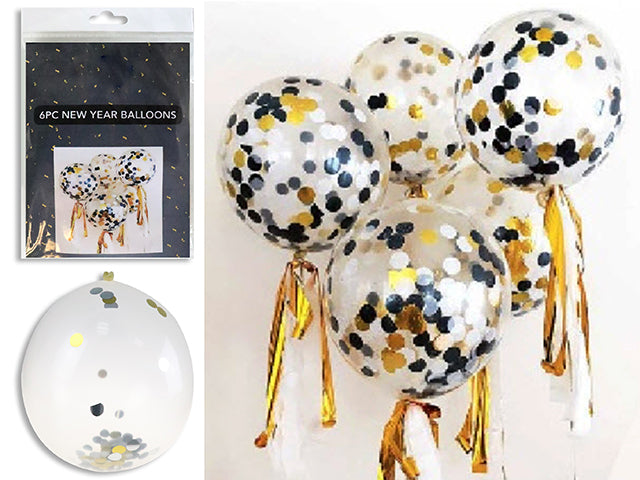 New Year Confetti Balloons