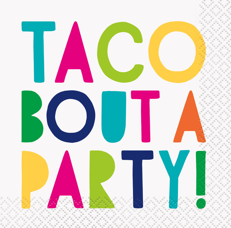 Taco Bout A Party Beverage Napkins