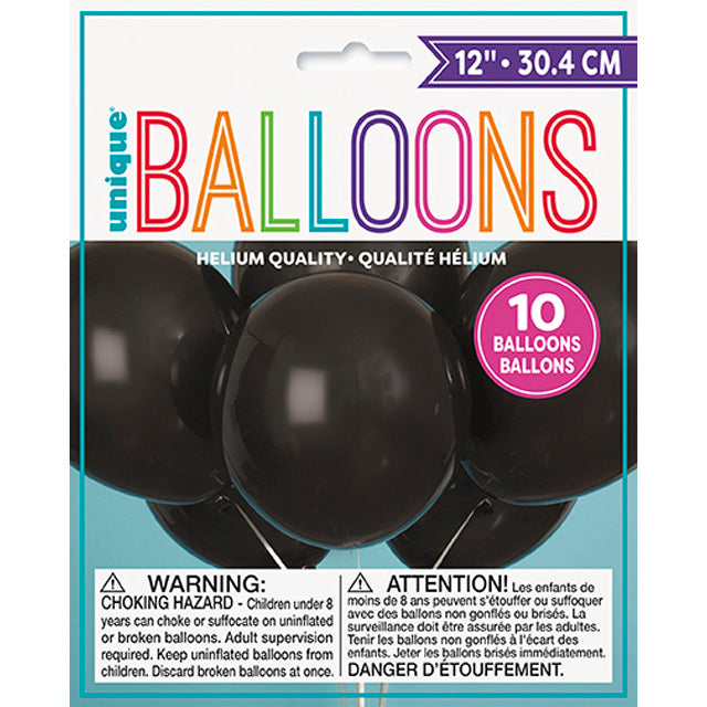 Jet Black Balloons