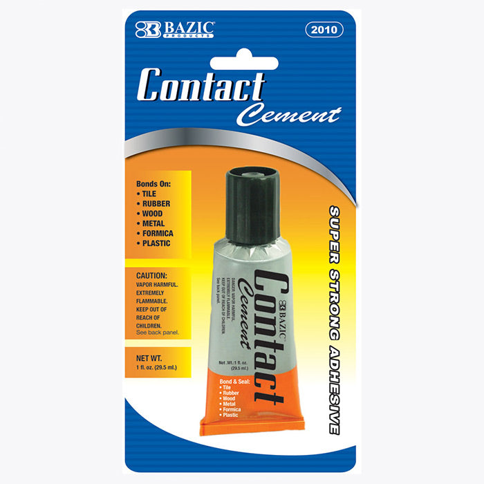 Bazic 1 fl. oz. / 30ml Contact Cement Adhesive