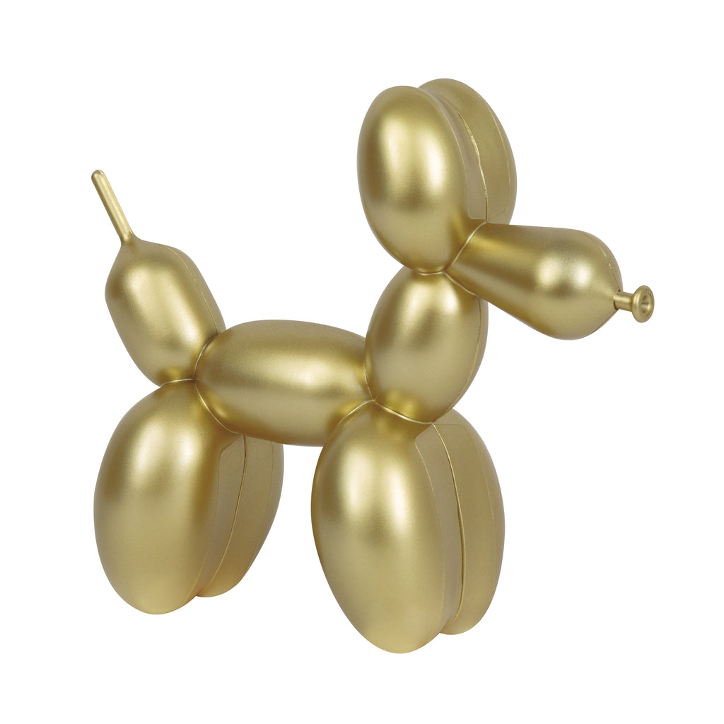 Metallic Gold Dog Balloon Weight