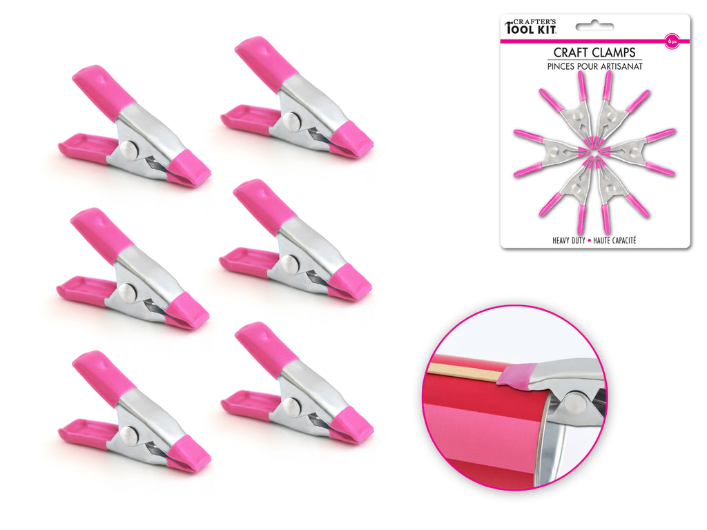 CRAFT CLAMPS 6 PIECE HEAVY DUTY SETS FOR ALL YOUR CRAFTING