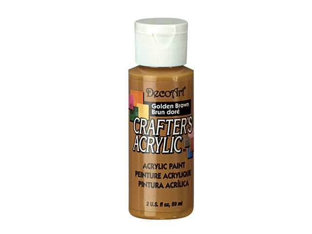 Crafter's Acrylic All-Purpose Paint 2oz Golden Brown