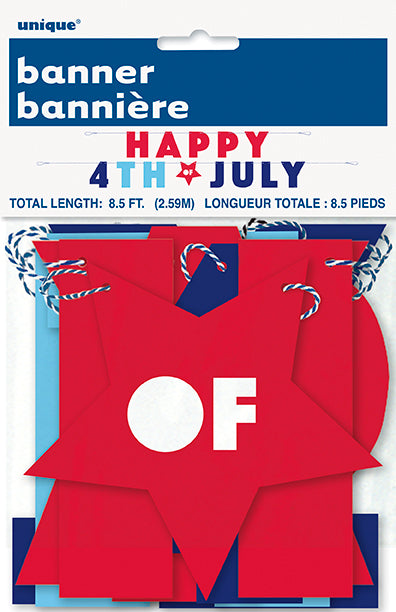 Happy 4Th Of July Banner