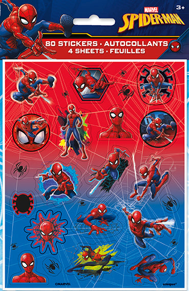 Spiderman Sticker Sheets