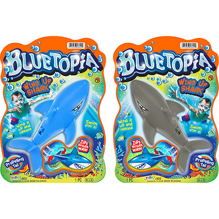 Bluetopia Wind Up Shark