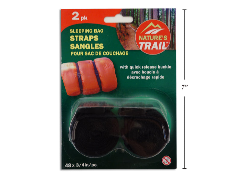 Sleeping Bag Straps With Quick Release 2 Pack