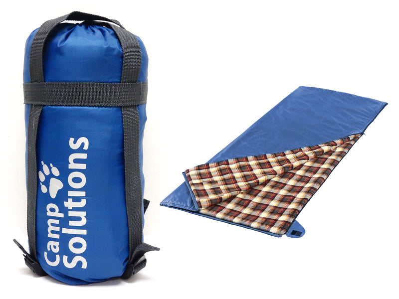 Sleeping Bag With Storage Pockets And Carry Bag