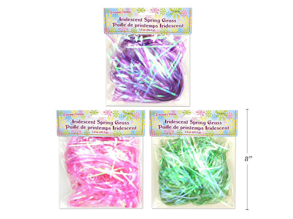 Easter Plastic Grass Multi Color