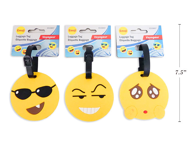 Emoji Luggage Tag