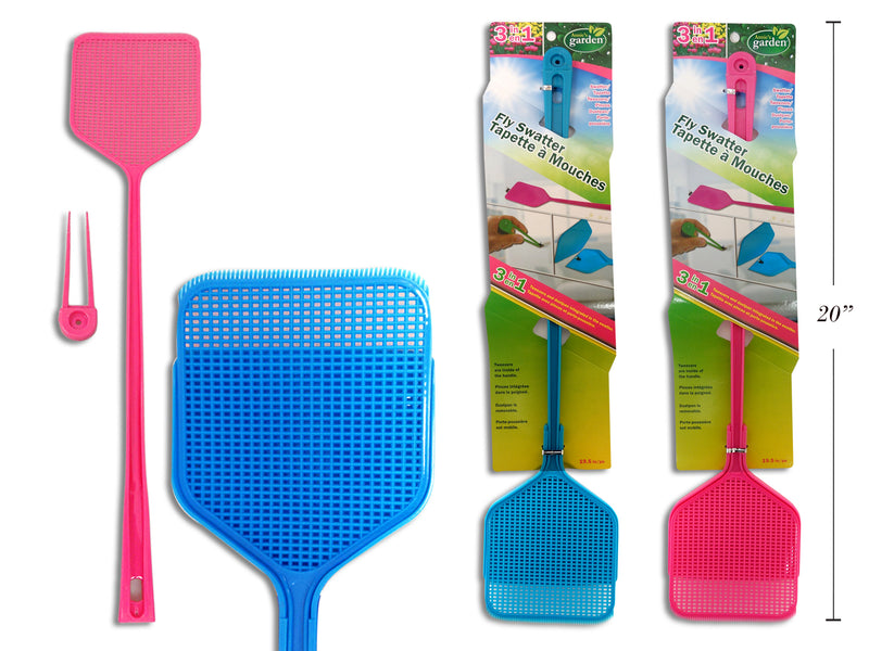No Touch Fly Swatter Scoop With Tweezer