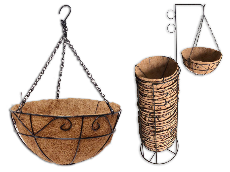 Hanging Basket With Coconut Liner