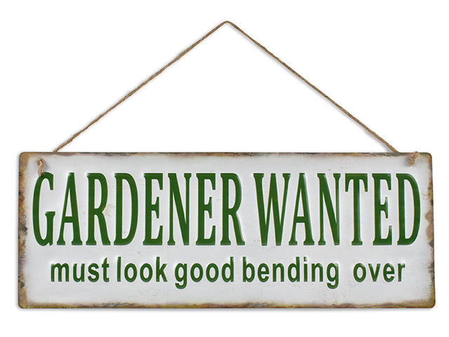 Gardener Metal Sign