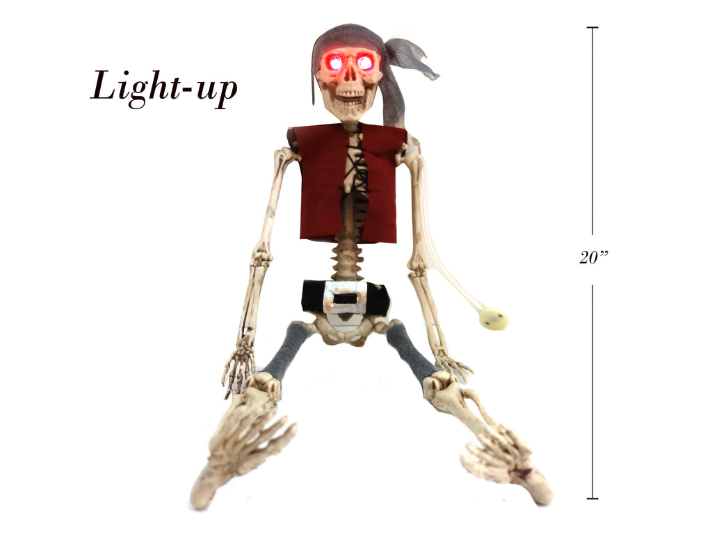 Skull with flashing LED Eyes, Skulls, Skulls, Figures
