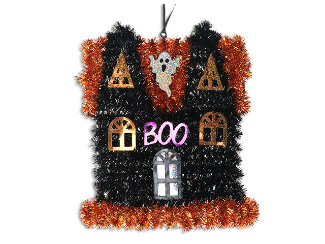 Halloween Tinsel Hanging Haunted House