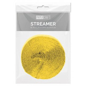 Yellow Paper Streamer