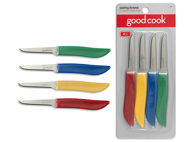 Good Cook 4-Piece Quick Paring Knife Set