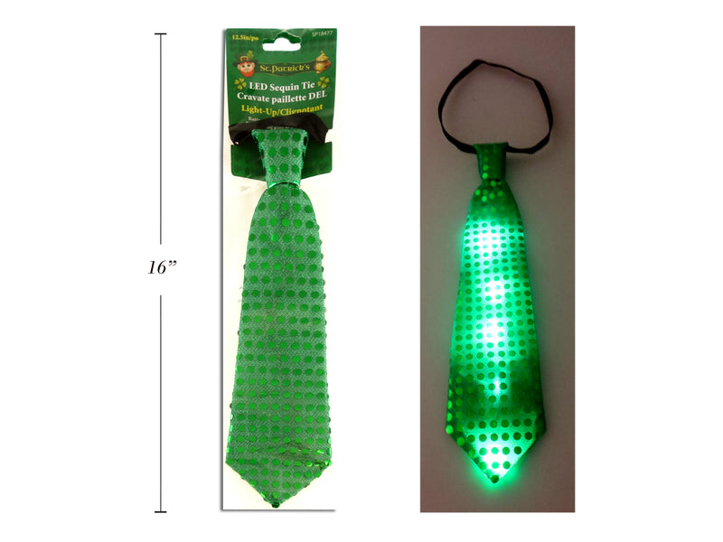 LED Sequin Tie