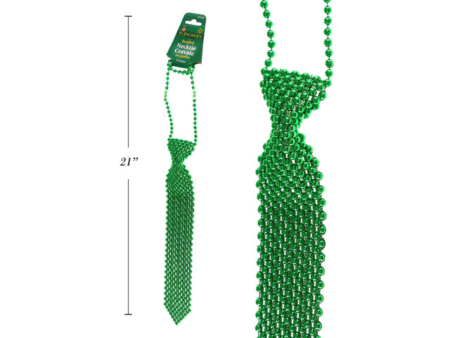 St Patricks Beaded Necktie