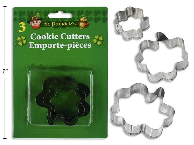 Shamrock Cookie Cutter 3 Pack