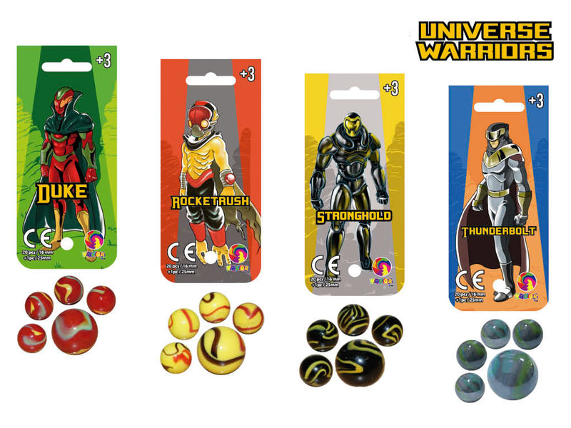 Universe Warriors Collection Marbles