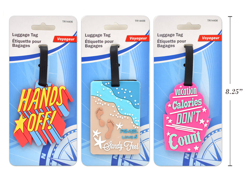 Luggage Tags PVC Material