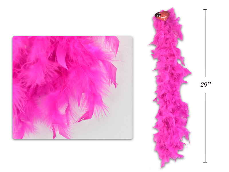 Valentines Hot Pink Feather Boa