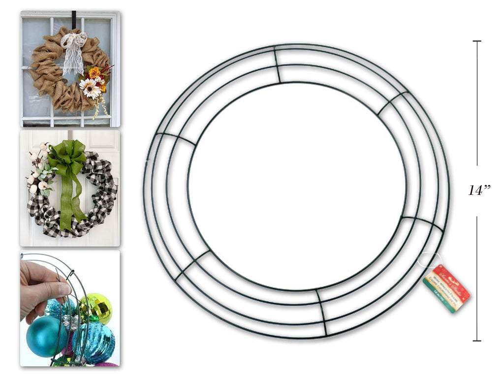 Create Your Own Round Wire Wreath Frame