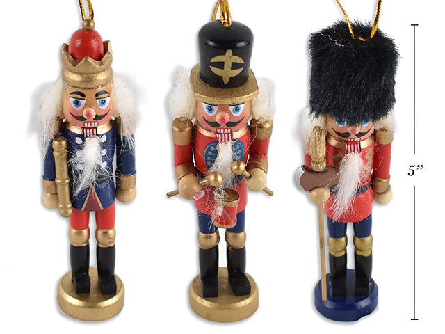 Traditional Nutcracker With Gold Base Large