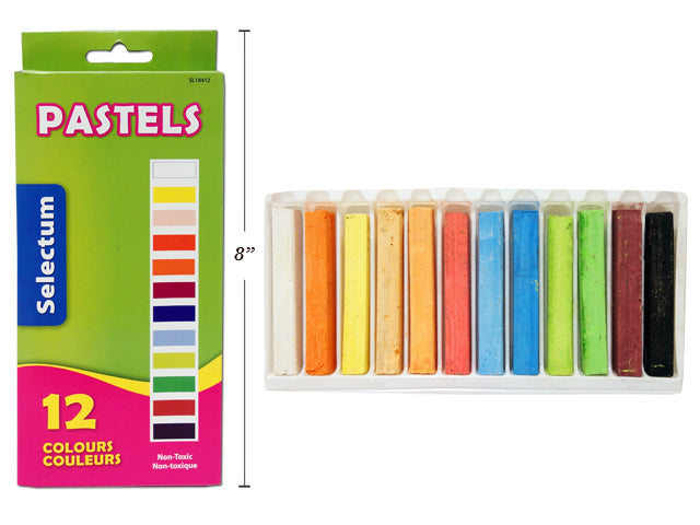 Chalk Pastels 12 Box 12 Pack