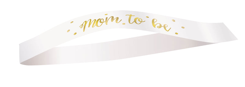 Oh Baby Gold Baby Shower Mom To Be Sash