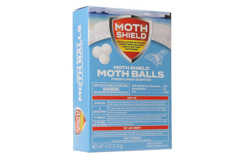 Moth Shield Moth Balls Fresh Linen Scented, 4 oz.