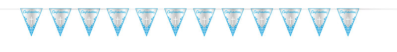 Blue Cross Confirmation Flag Banner