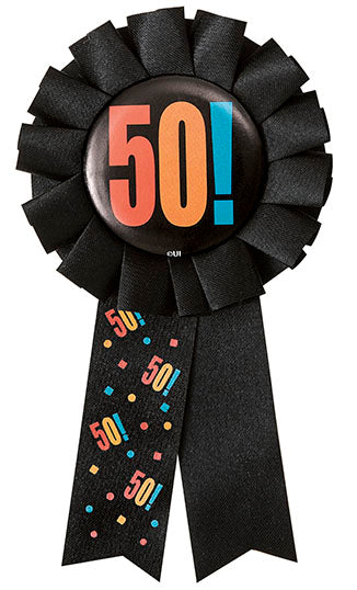 Birthday Cheer Award Ribbon 50