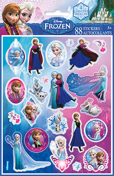 4 Frozen Stickers Sheets