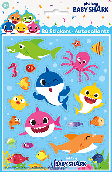 Baby Shark Sticker Sheet