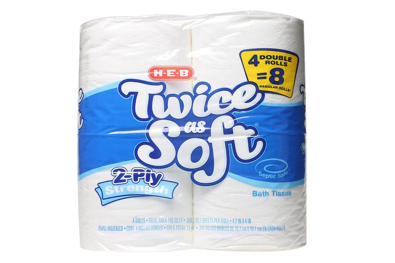 Bath Tissue 4 Roll 300 Sheets Rl