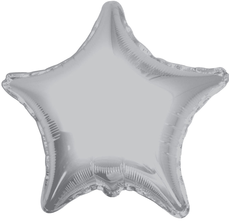 Silver Star Foil Balloon