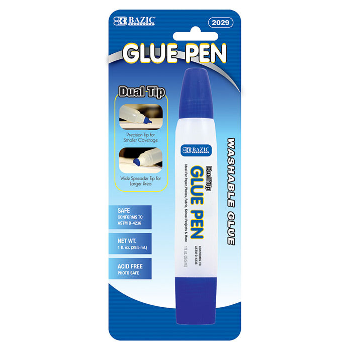 Bazic Dual Tip Glue Pen