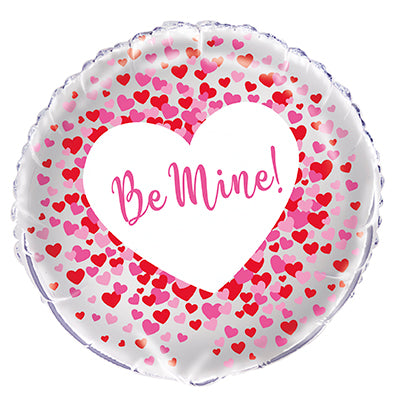 18"Bulk Hearts Be Mine Fl Bln