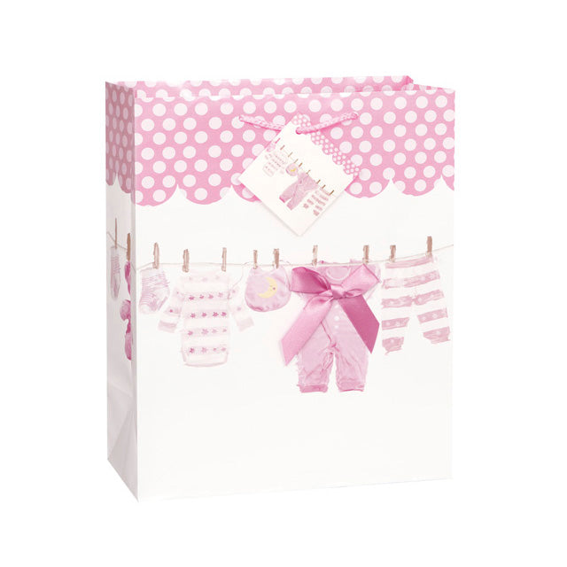 Baby Bow Clothesline Pink