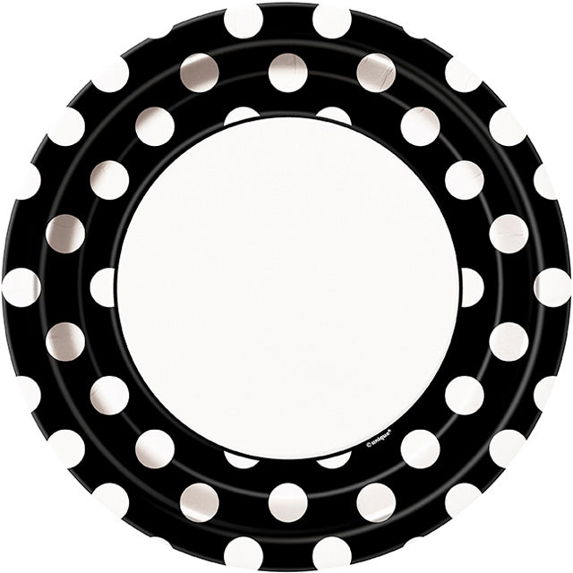 Black Dots Large Plates