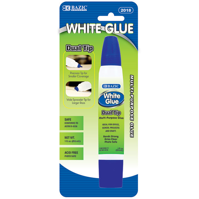 Bazic Dual Tip White Glue