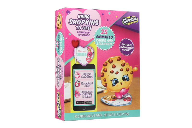 Valentines Shopkins Candy Card Kit