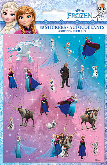 4 Frozen Sticker Sheets