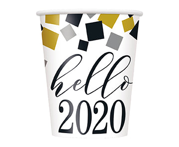 8 Blk/Gd/Svr/ Ny 2020 9Oz Cup