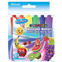 Bazic Washable Scented Markers