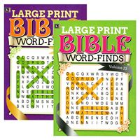 Kappa Large Print Bible Word Finds Puzzle Book