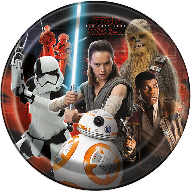 Star Wars 8 Plates Large