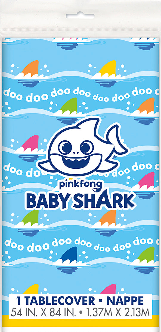 Baby Shark Plastic Table Cover